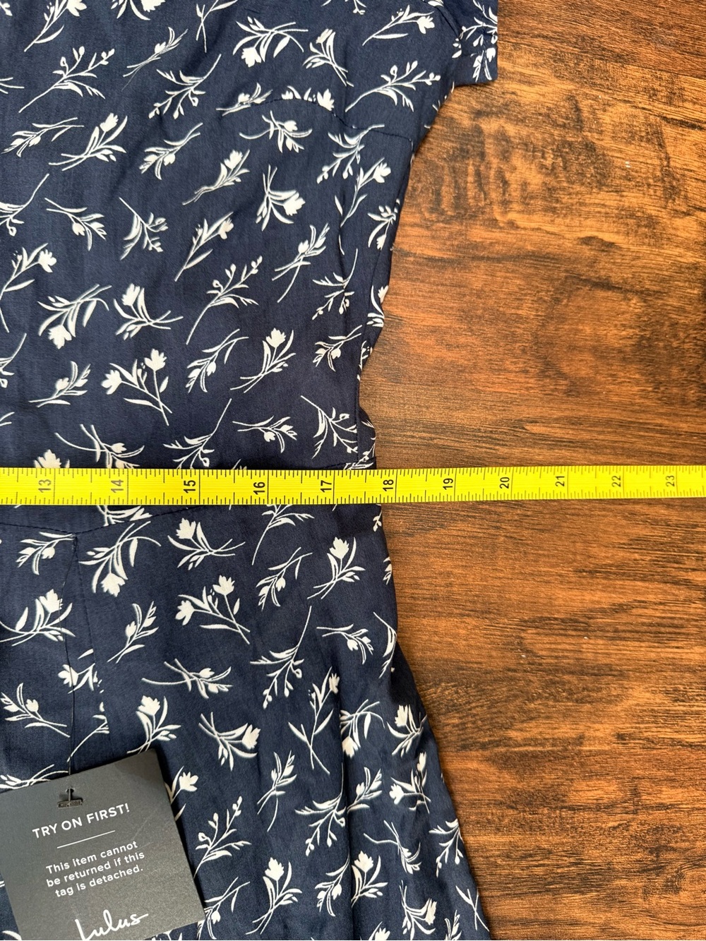 Lulus New Desires Navy Blue Floral Print Backless Maxi Dress Sz XL NWT Flirty - Picture 13 of 16